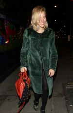 SIENNA MILLER Arrives at Love Magazine Christmas Party in London 12/18/2015