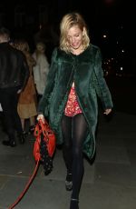 SIENNA MILLER Arrives at Love Magazine Christmas Party in London 12/18/2015