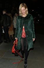 SIENNA MILLER Arrives at Love Magazine Christmas Party in London 12/18/2015