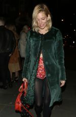SIENNA MILLER Arrives at Love Magazine Christmas Party in London 12/18/2015