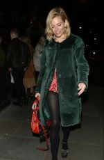 SIENNA MILLER Arrives at Love Magazine Christmas Party in London 12/18/2015