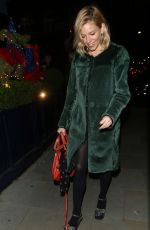 SIENNA MILLER Arrives at Love Magazine Christmas Party in London 12/18/2015