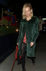 SIENNA MILLER Arrives at Love Magazine Christmas Party in London 12/18/2015