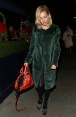 SIENNA MILLER Arrives at Love Magazine Christmas Party in London 12/18/2015