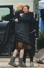 SIENNA MILLER on the Set of Live by Night in Los Angeles 12/11/2015