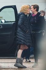 SIENNA MILLER on the Set of Live by Night in Los Angeles 12/11/2015