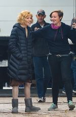 SIENNA MILLER on the Set of Live by Night in Los Angeles 12/11/2015