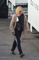 SIENNA MILLER on the Set of Live by Night Movie in Los Angeles 12/04/2015