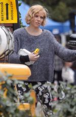 SIENNA MILLER on the Set of Live by Night Movie in Los Angeles 12/10/2015
