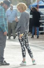 SIENNA MILLER on the Set of Live by Night Movie in Los Angeles 12/10/2015