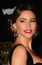 SOFIA VERGARA at Star Wars: Episode VII – The Force Awakens Premiere in Hollywood 12/14/2015