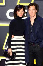 SOPHIE HUNTER at Star Wars: The Force Awakens Premiere in London 12/16/2015