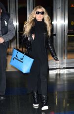 STACY FERGIE FERGUSON at JFK Airport in New York 12/04/2015