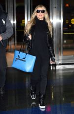 STACY FERGIE FERGUSON at JFK Airport in New York 12/04/2015