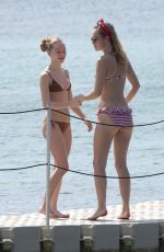SUKI and IMMY WATERHOUSE in Bikinis at a Beach in Barbados 122/27/2015