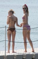 SUKI and IMMY WATERHOUSE in Bikinis at a Beach in Barbados 122/27/2015