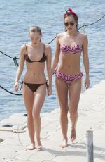 SUKI and IMMY WATERHOUSE in Bikinis at a Beach in Barbados 122/27/2015