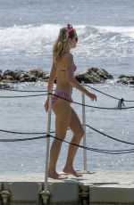 SUKI and IMMY WATERHOUSE in Bikinis at a Beach in Barbados 122/27/2015