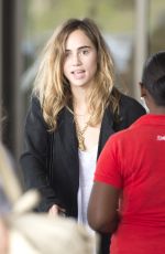 SUKI WATERHOUSE Arrives in Bridgetown in Barbados 12/26/2015