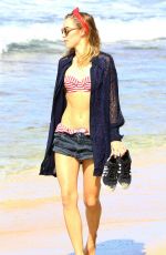 SUKI WATERHOUSE in Bikini at a Beach in Barbados 12/28/2015