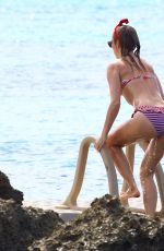 SUKI WATERHOUSE in Bikini at a Beach in Barbados 12/28/2015