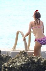 SUKI WATERHOUSE in Bikini at a Beach in Barbados 12/28/2015