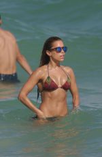 SYLVIE MEIS in Bikini at a Beach in Miami 12/29/2015
