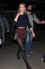 TAYLOR SWIFT Arrives at LAX Airport in Los Angeles 12/13/2015