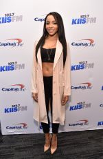 TINASHE at 102.7 Kiis FM’s Jingle Ball 2015 in Los Angeles 12/04/2015