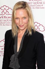 UMA THURMAN at 13th Annual Tibet House US Benefit Auction in New York 12/03/2015