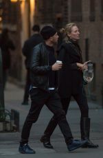 UMA THURMAN Out for Coffe