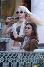 VALERIA LUKYANOVA on the Set of a New Barbie Show in Calabasas 12/06/2015