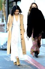 VANESSA and STELLA HUDGENS Out and About in Studio City 12/24/2015