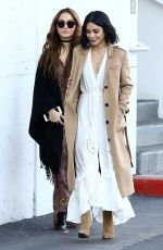 VANESSA and STELLA HUDGENS Out and About in Studio City 12/24/2015