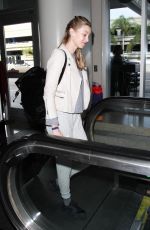 WHITNEY PORT at at LAX Airport in Los Angeles 12/09/2015