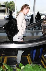 WHITNEY PORT at at LAX Airport in Los Angeles 12/09/2015