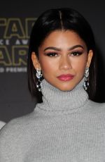 ZENDAYA COLEMAN at Star Wars: Episode VII – The Force Awakens Premiere in Hollywood 12/14/2015