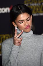 ZENDAYA COLEMAN at Star Wars: Episode VII – The Force Awakens Premiere in Hollywood 12/14/2015