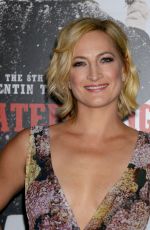 ZOE BELL at The Hateful Eight Premiere in Los Angeles 12/07/2015