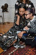 ZOE SALDANA at The Art of Elysium