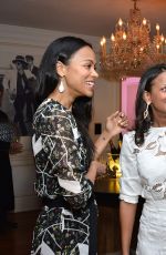 ZOE SALDANA at The Art of Elysium