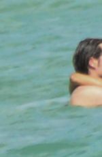 ZOE SALDANA in Bikini on Vacation in Mexico 12/14/2015