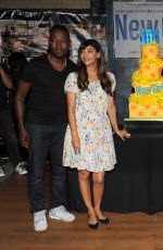 ZOOEY DESCHANEL and HANNAH SIMONE at New Girl 100th Wpisode Cake Cutting in Culver City 12/02/2015