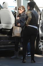 ZOOEY DESCHANEL on the Set of New Girl in Los Angeles 12/115/2015
