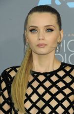 ABBEY LEE KERSHAW at at Critics’s Choice Awards 2016 in Santa Monica 01/17/2016