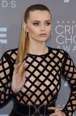 ABBEY LEE KERSHAW at at Critics’s Choice Awards 2016 in Santa Monica 01/17/2016