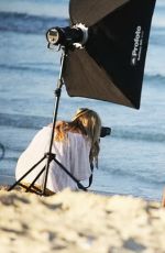 ABIGAIL ABBEY CLANCY in Wwimwear on the Set of a Photoshoot in Dubai, January 2016