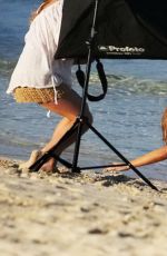 ABIGAIL ABBEY CLANCY in Wwimwear on the Set of a Photoshoot in Dubai, January 2016
