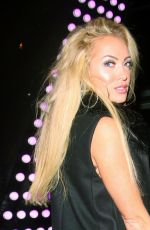 AISLEYNE HORGAN WALLACE Night Out in London 01/09/2016