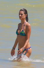 ALESSANDRA AMBROSIO in Bikini at a Beach in Brazil, January 2016